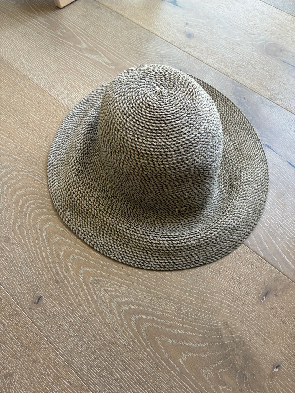 Eric Javits Beige Straw Sun Hat